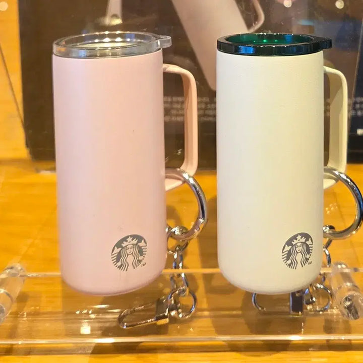 [BUNJANG] Starbucks Miniature Tumbler Keyring (Various Colors) / 스타벅스 미니어처 텀블러 키링 (버터옐로우/다크그레이/핑크)미개봉
