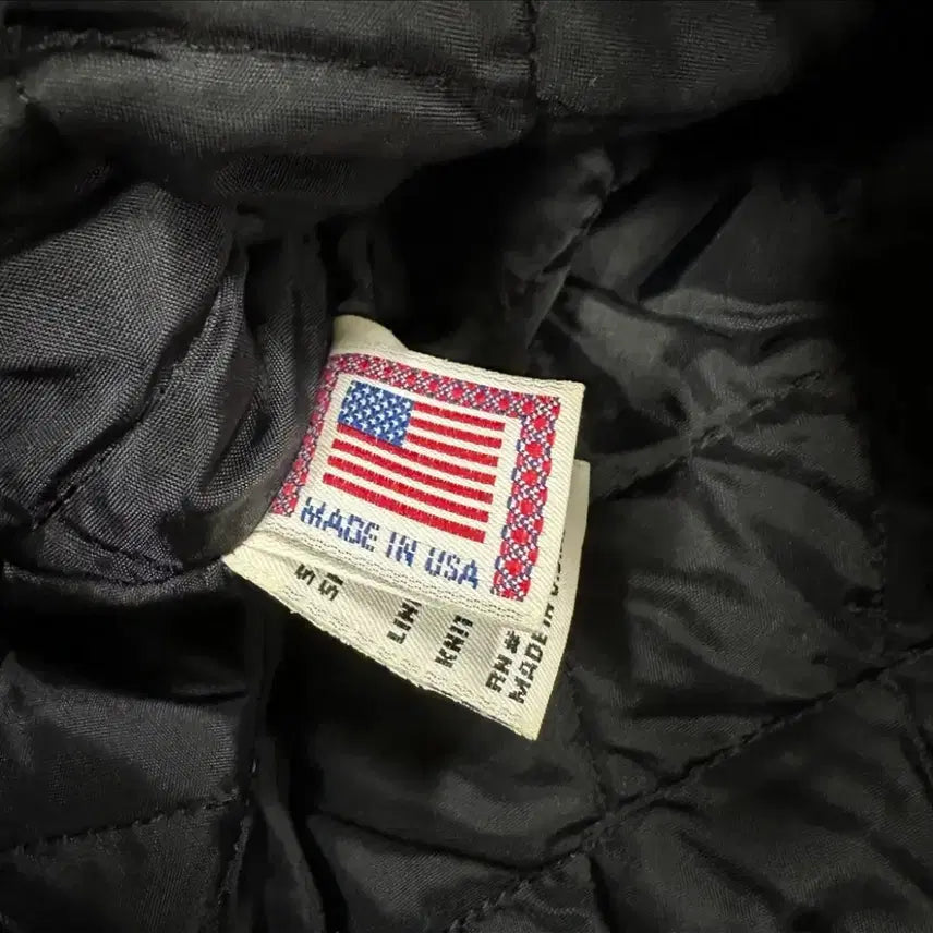[BUNJANG] Golden Bear Varsity Jacket Navy Gold / Made in USA 골든베어 바시티 자켓 네이비 골드