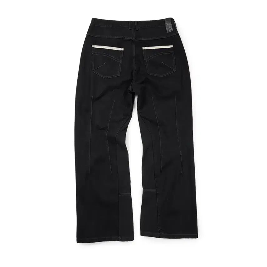 [BUNJANG] ETCE Curved Panel Denim Pants 2.0 Black / ETCE curved panel denim pants 2.0 black