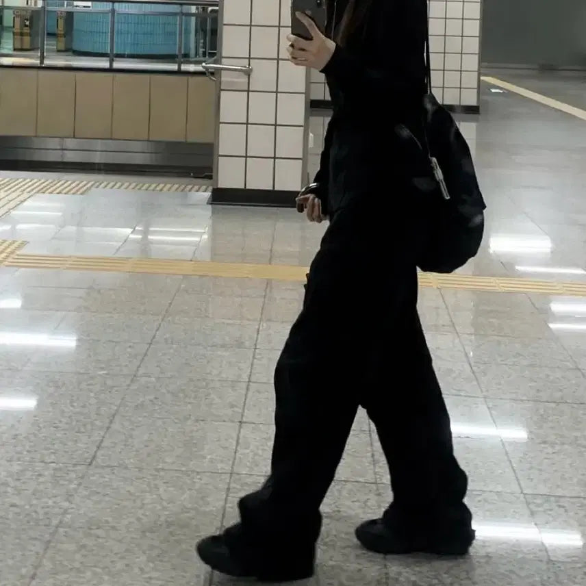 [BUNJANG] ETCE Curved Panel Denim Pants 2.0 Black / ETCE curved panel denim pants 2.0 black