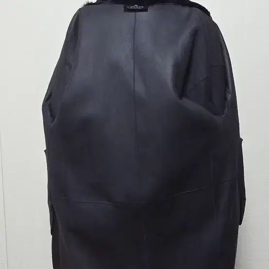 [BUNJANG] LANVIN Navy Wool Mustang Coat / LANVIN 랑방 네이비 양모무스탕코트