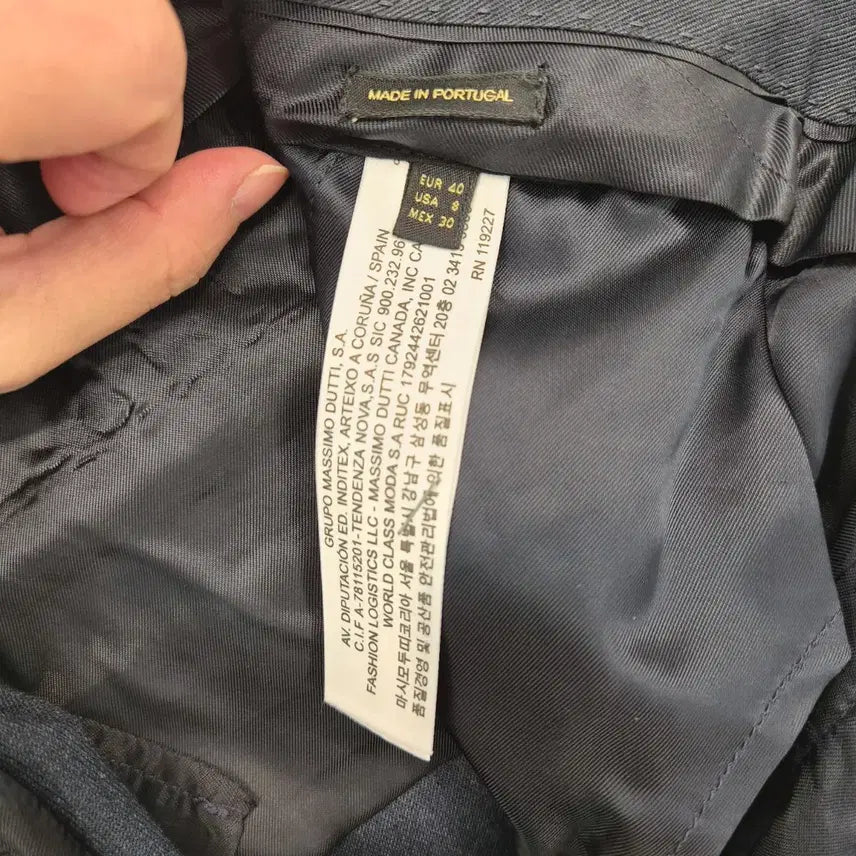 [BUNJANG] Massimo Dutti Navy Suit Set / 마시모두띠 네이비 정장 세트