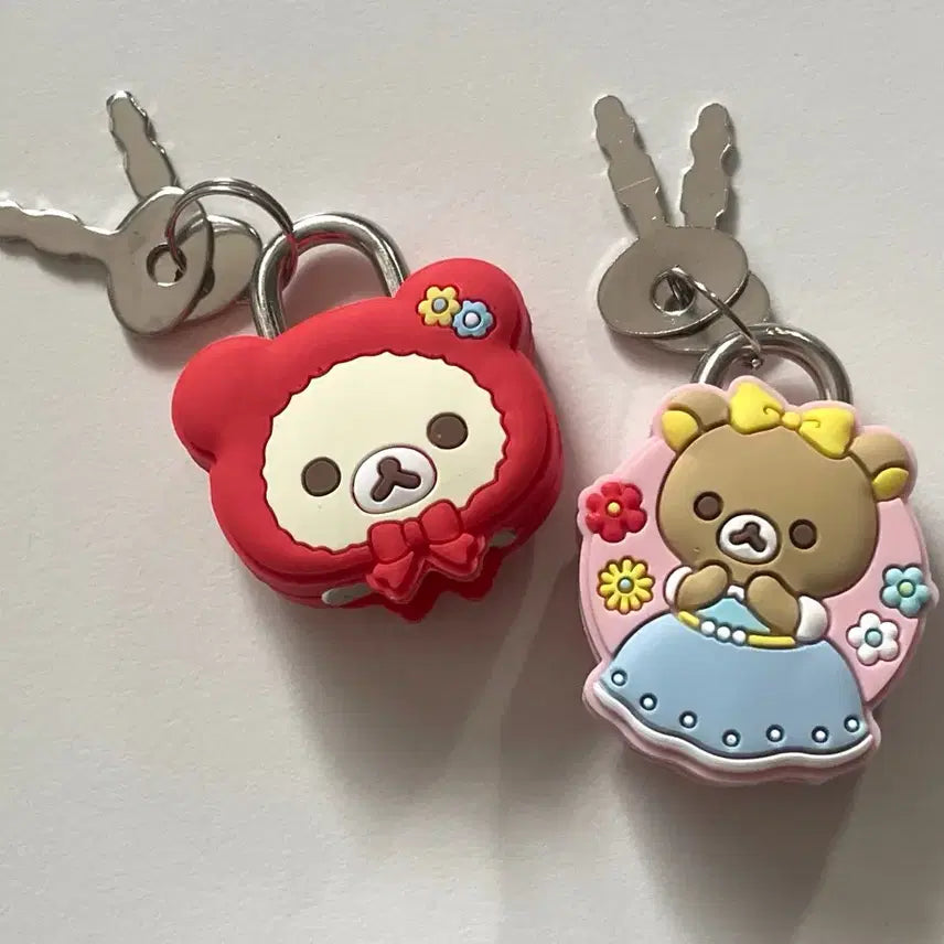 [BUNJANG] San-X Rilakkuma Lock Gacha / 산엑스 리락쿠마 자물쇠 가챠
