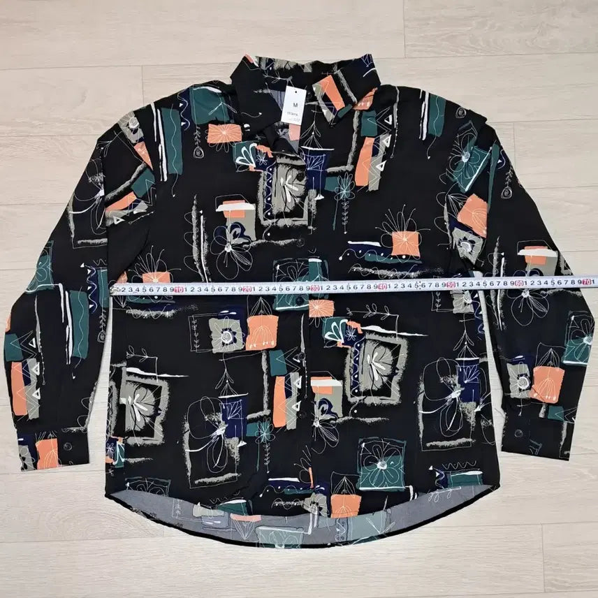 [BUNJANG] ITONYA Patterned Silk Shirt (M) / ITONYA 패턴 셔츠 M