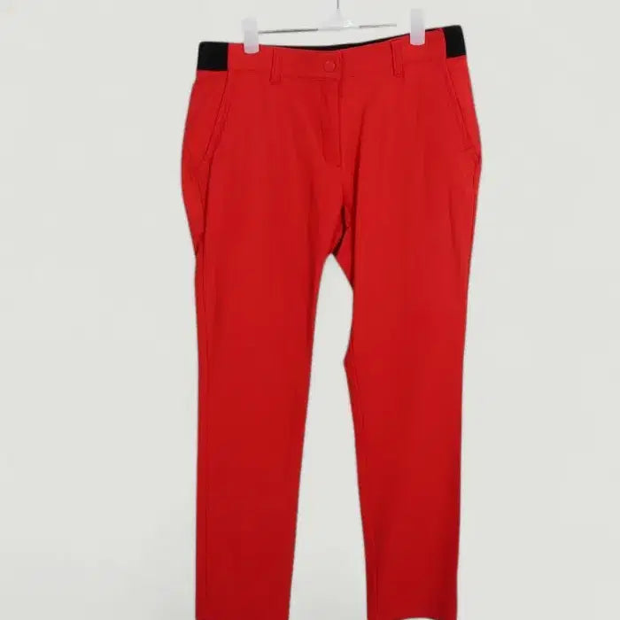[BUNJANG] Travis Red Functional Belted Pants - Women&