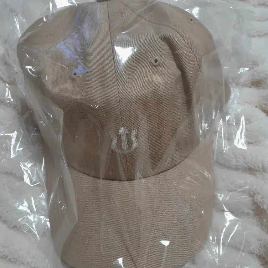 [BUNJANG] Verutum Beige Cap Embroidered Logo / 베루툼베이지색 캡모자 자수 로고