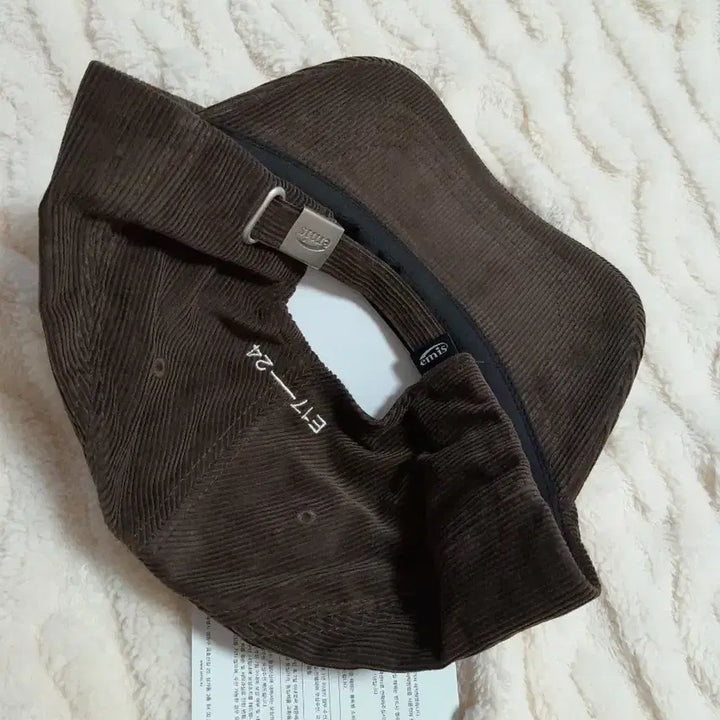 [BUNJANG] emis Corduroy Ball Cap Brown / emis 코듀로이 볼캡 브라운
