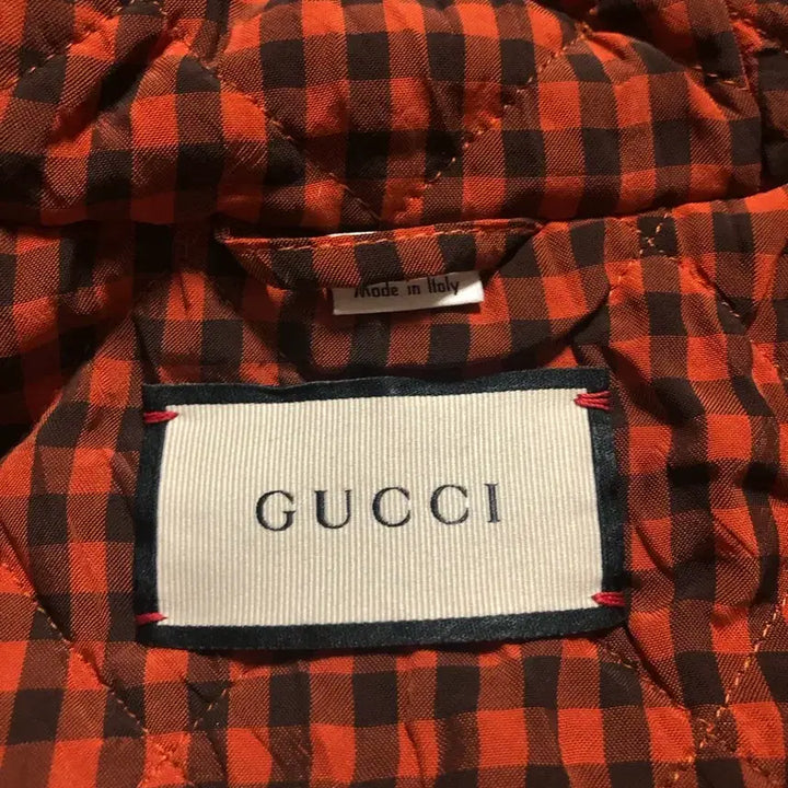 [BUNJANG] Gucci Worldwide Patch Hooded Padded Jumper / 정품 구찌 Worldwide 패치 후드 패딩 점퍼