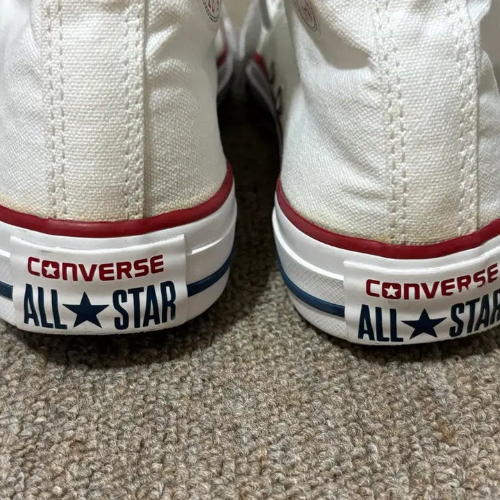[BUNJANG] Converse Chuck Taylor All Star White Sneakers / 컨버스 척테일러 올스타 화이트 220