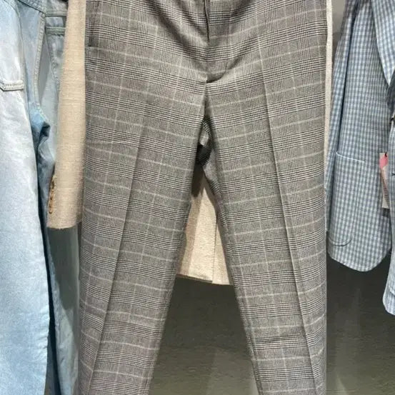 [SOLD OUT] 국내판새상품)구찌 체크 울 슬랙스 바지