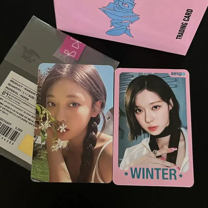 [BUNJANG] Aespa Spicy Trading Photocard Winter Ningning A Ver. / 에스파 스파이시 랜덤 트레이딩 카드 포카 a ver. 윈터 닝닝
