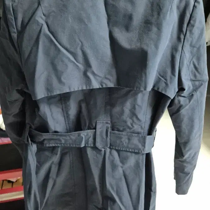 [BUNJANG] Triana Navy Trench Coat / 트리아나 네이비 트렌치코트