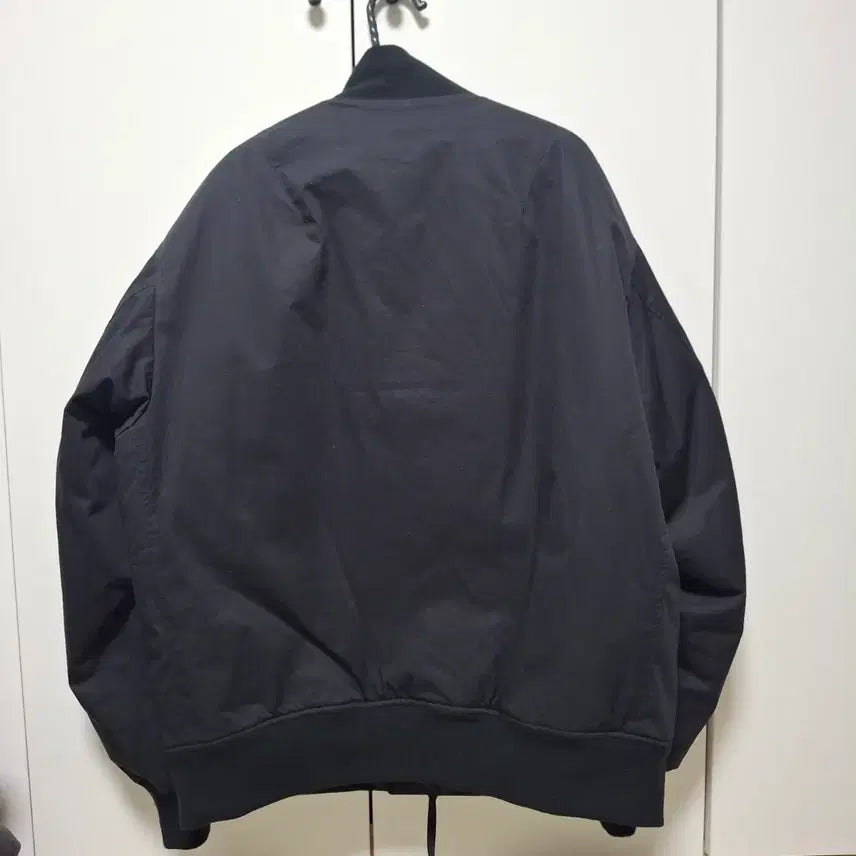 [BUNJANG] nanamica Varsity Black Jacket L / 나나미카 바시티 블랙 새상품 L