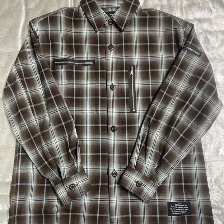 [BUNJANG] GU Undercover Zip Detail Shirt / (M)GUxUndercover 언더커버 집 셔츠