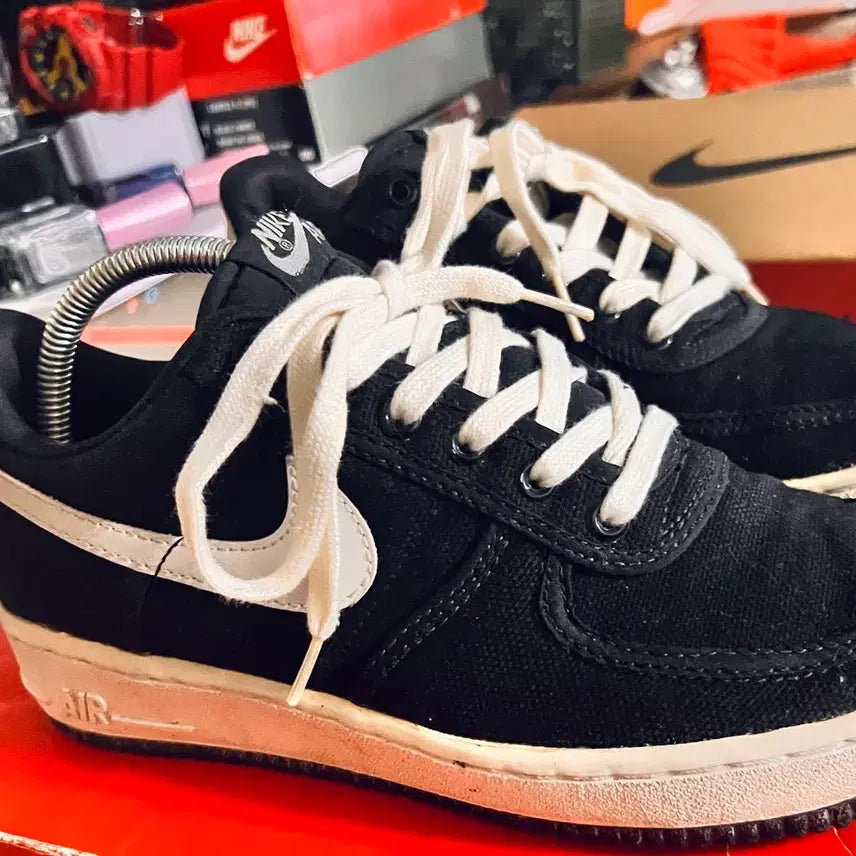 [BUNJANG] Nike Air Force 1 Canvas Sneakers 1995 / 나이키 에어포스 1 양군 canvas 1995년