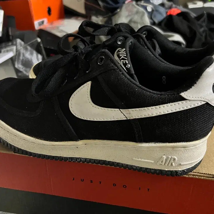 [BUNJANG] Nike Air Force 1 Canvas Sneakers 1995 / 나이키 에어포스 1 양군 canvas 1995년