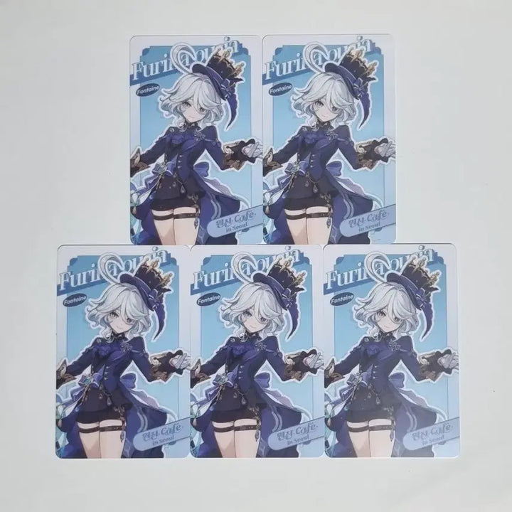 [BUNJANG] Genshin Impact Neuvillette Photocard (Furina Back) / 원신 원신카페 ㅅㅈ님 느비예트 포카 뒷면 푸리나 팝니다