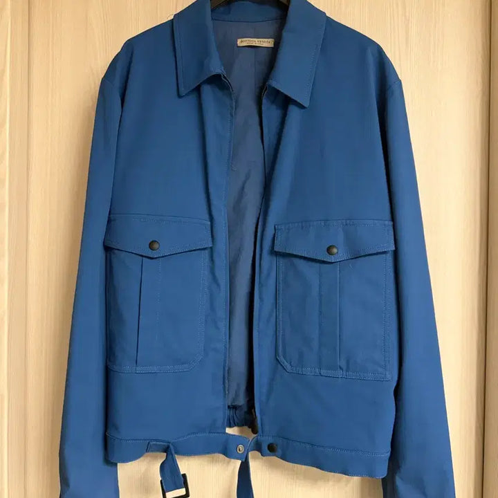 [BUNJANG] Bottega Veneta Blue Cropped Trucker Jacket / [46] 보테가베네타 크롭 트러커 자켓