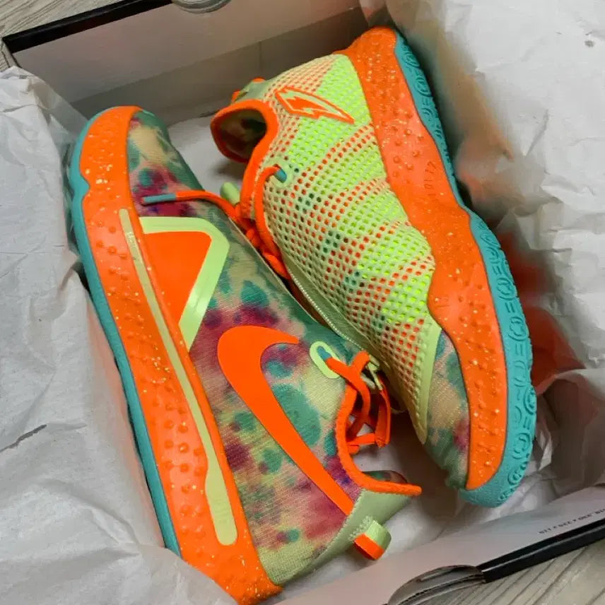 [BUNJANG] Nike PG4 Gatorade Limited Edition Basketball Shoes / 나이키 농구화 PG4 Gatorade 한정판 미착용 새상품