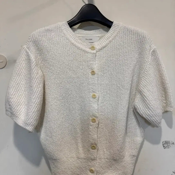 [BUNJANG] Til Edaie Short Sleeve Knit Cardigan / 틸아이다이 반팔니트 가디건