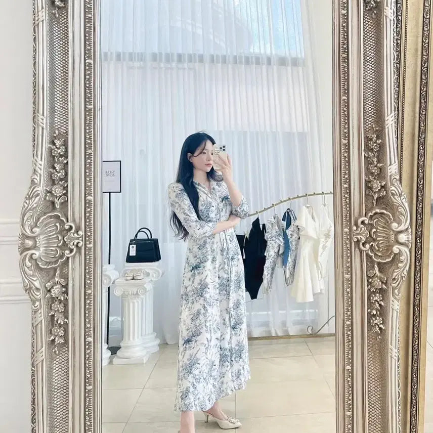 [BUNJANG] Grace You Toile Dress M Size / 그레이스유 뜨왈 원피스 M size