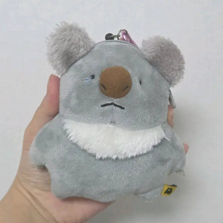 [BUNJANG] Grey Koala Coin Purse Doll Keyring with Pass Holder / 회색 코알라 동전지갑 인형 키링 릴패스