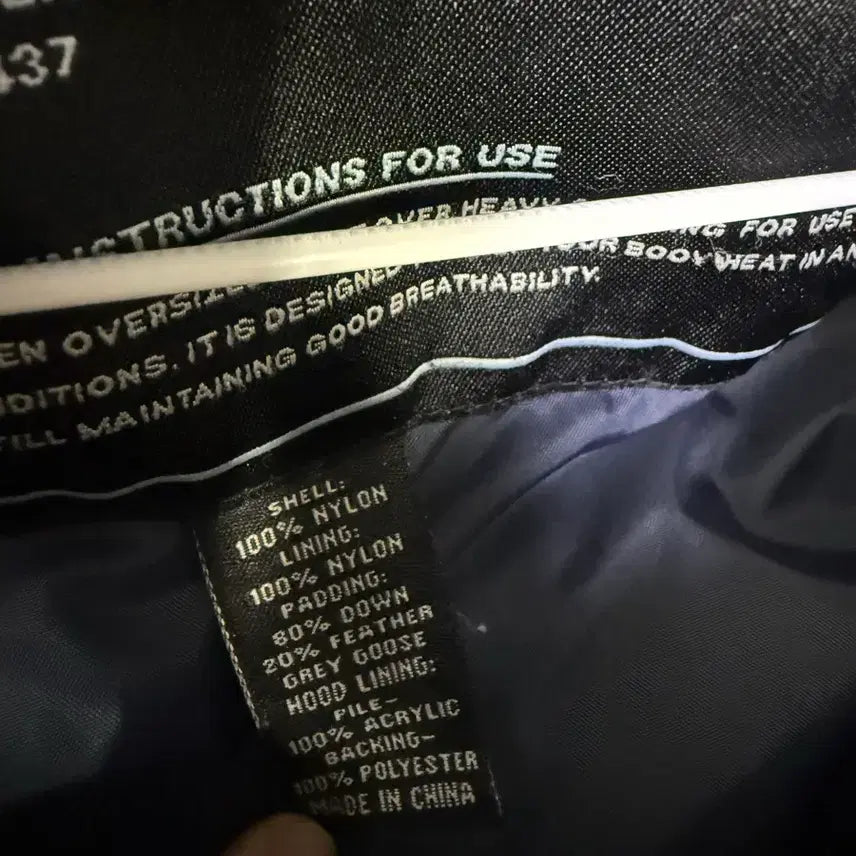 [BUNJANG] Polo Jeans Company Black Nylon Heavy Arctic Parka Down Padded Jacket / [m] 폴로진스 컴퍼니 블랙 나일론 헤비 아크틱 파카 다운 패딩