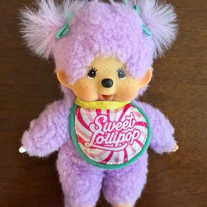 [BUNJANG] Monchhichi Lollipop Purple Keychain / 몬치치 롤리팝 퍼플