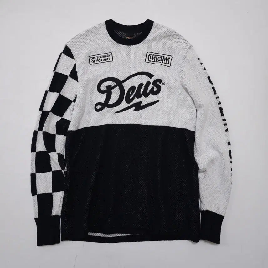 [BUNJANG] Deus Ex Machina Moto Knit Sweater / 데우스엑스마키나 모토 니트