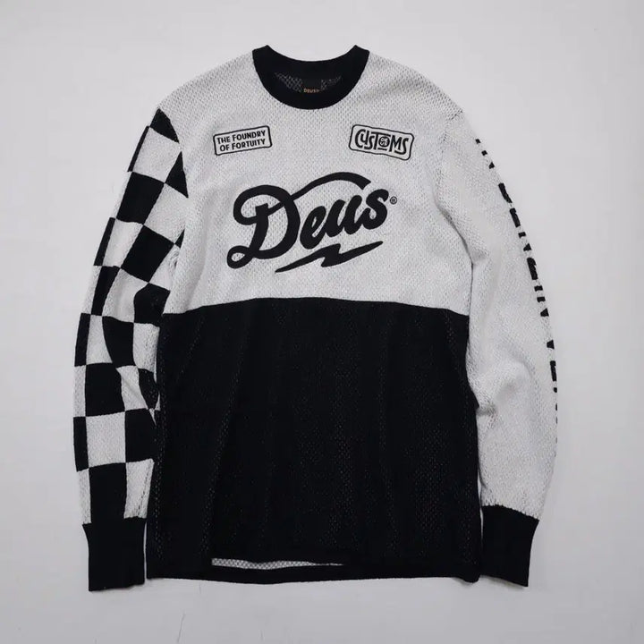 [BUNJANG] Deus Ex Machina Moto Knit Sweater / 데우스엑스마키나 모토 니트