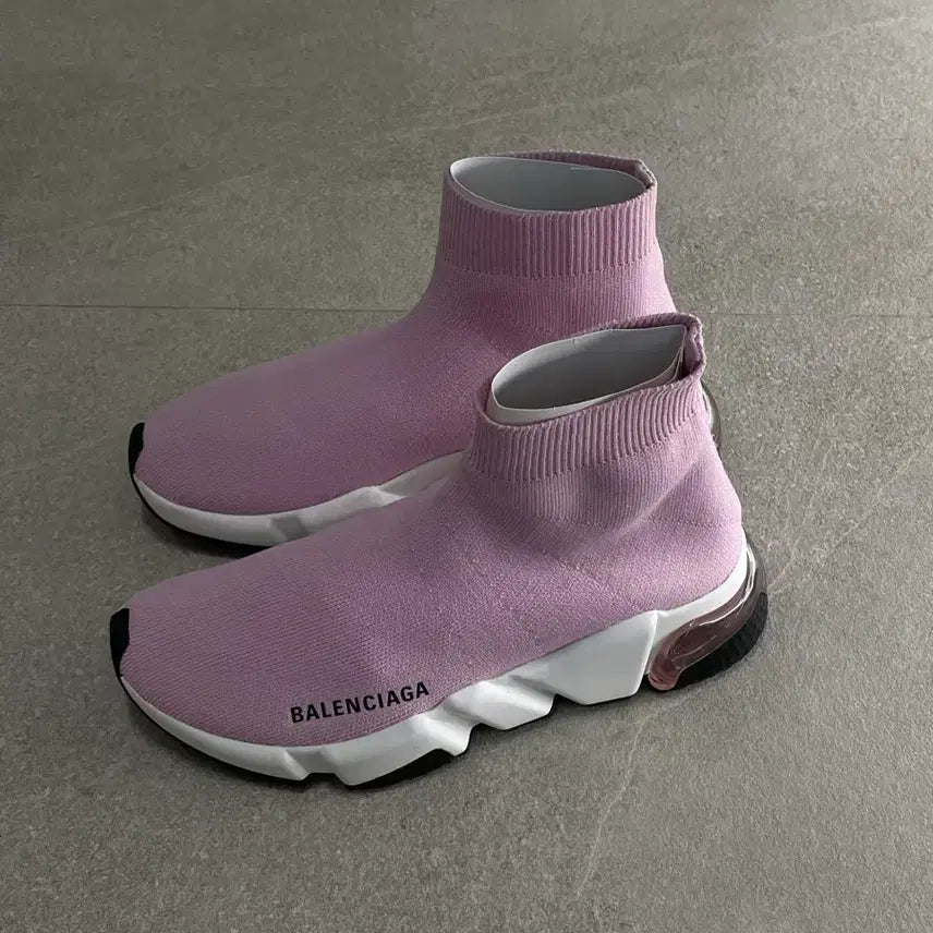 [BUNJANG] Balenciaga Speedrunner Sneakers Pink (Size 36) / (발렌시아가/93만원/실착1회)스피드러너 스니커즈 핑크 36