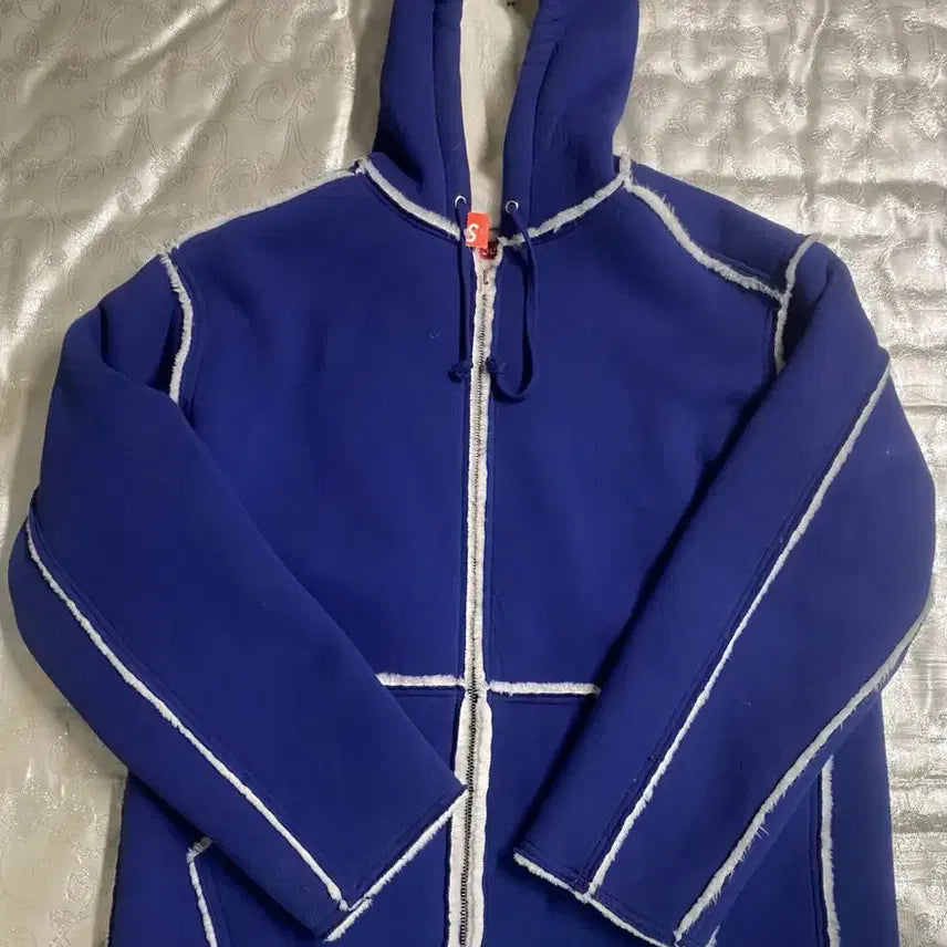 [BUNJANG] Supreme Faux Shearling Hooded Jacket / (M)슈프림 21FW 폭스 세어링 후드 자켓