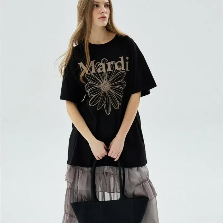[BUNJANG] Mardi Mercredi Black T-shirt / 마르디메크르디맨블랙반팔