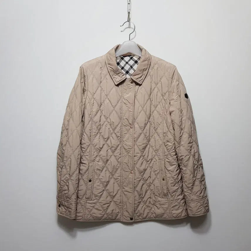 [BUNJANG] Daks Diamond Quilted Golf Padded Jacket (Light Beige) / 2024년식/닥스/다이아퀼팅골프패딩자켓/여성100/파라오쇼핑