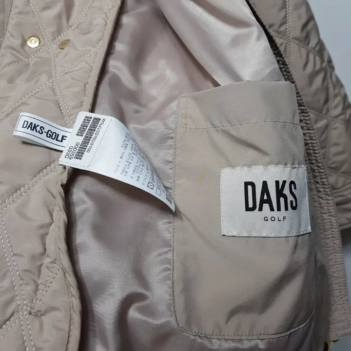 [BUNJANG] Daks Diamond Quilted Golf Padded Jacket (Light Beige) / 2024년식/닥스/다이아퀼팅골프패딩자켓/여성100/파라오쇼핑