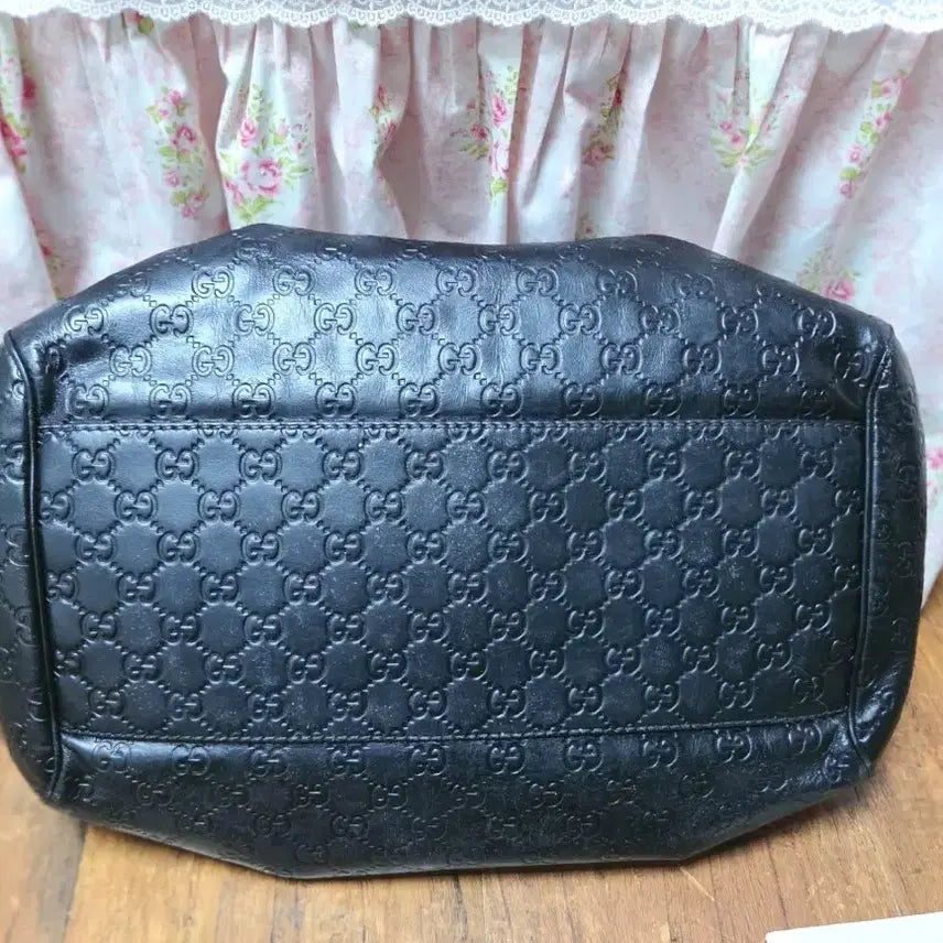 [SOLD OUT] 정품 구찌 시마 레더 돔 블랙
