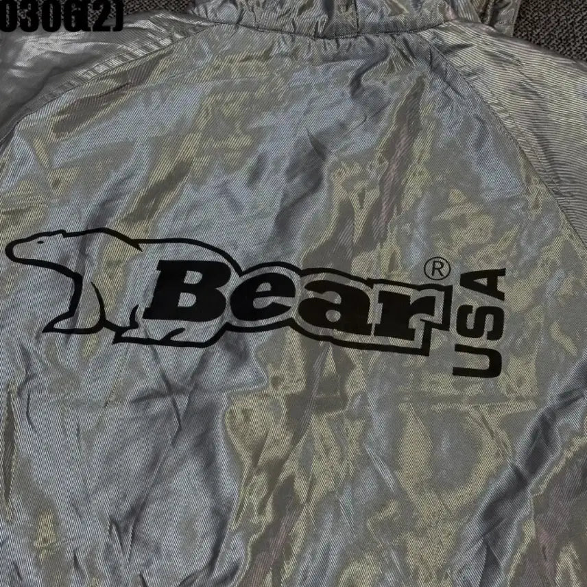 [SOLD OUT] BEAR 베어 후드 롱 코트 실버