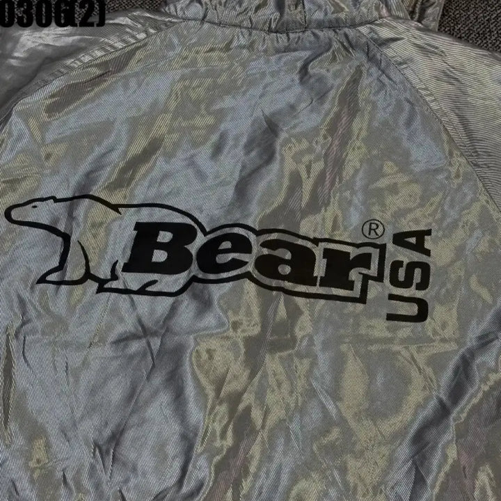 [SOLD OUT] BEAR 베어 후드 롱 코트 실버