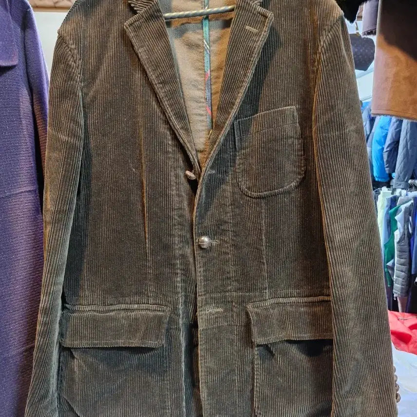 [BUNJANG] Polo Ralph Lauren Brown Corduroy Jacket / 폴로 랄프로렌 브라운 코듀로이 자켓