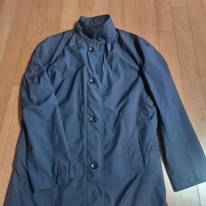 [BUNJANG] Lee Dong Soo Navy Trench Coat / 이동수 네이비 트렌치 코트