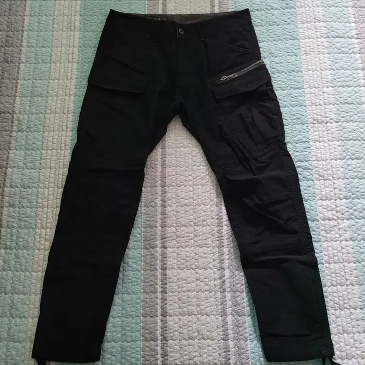 [BUNJANG] G-Star Raw Rovic Zip 3D Tapered Military Black Cargo Pants / 지스타로우 G star raw 3D 테이퍼드 밀리터리 블랙카고팬츠 34