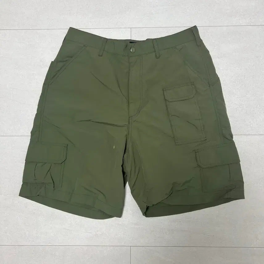 [SOLD OUT] 빔즈BEAMS 카고 반바지 L 카키