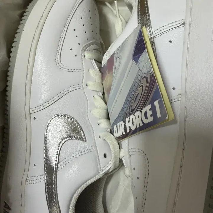 [BUNJANG] Nike Air Force 1 Low Retro White Metallic Silver / [275]나이키 에어포스 1 로우 레트로  화이트 메탈릭 실버
