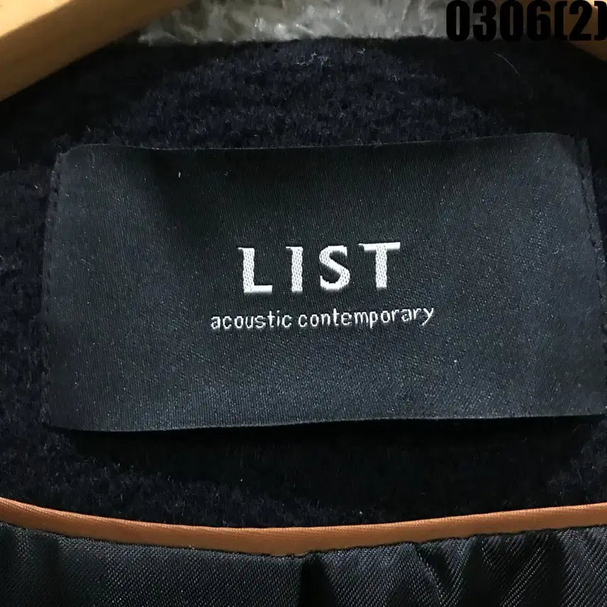 [SOLD OUT] LIST 블랙 금장 단추 코트 s