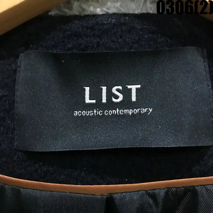 [SOLD OUT] LIST 블랙 금장 단추 코트 s