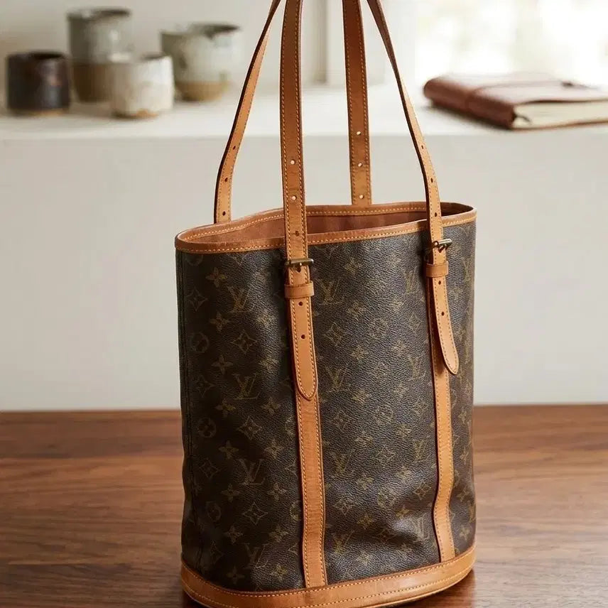 [BUNJANG] Louis Vuitton Monogram Bucket Bag GM - Interior Refurbished / [정품]루이비통 모노그램 버킷백 GM 내부 리뉴얼/세탁완료/이너백포함