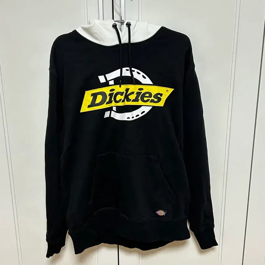 [BUNJANG] Dickies Black Hoodie Logo Print / 디키즈 블랙 후드티 로고 프린팅
