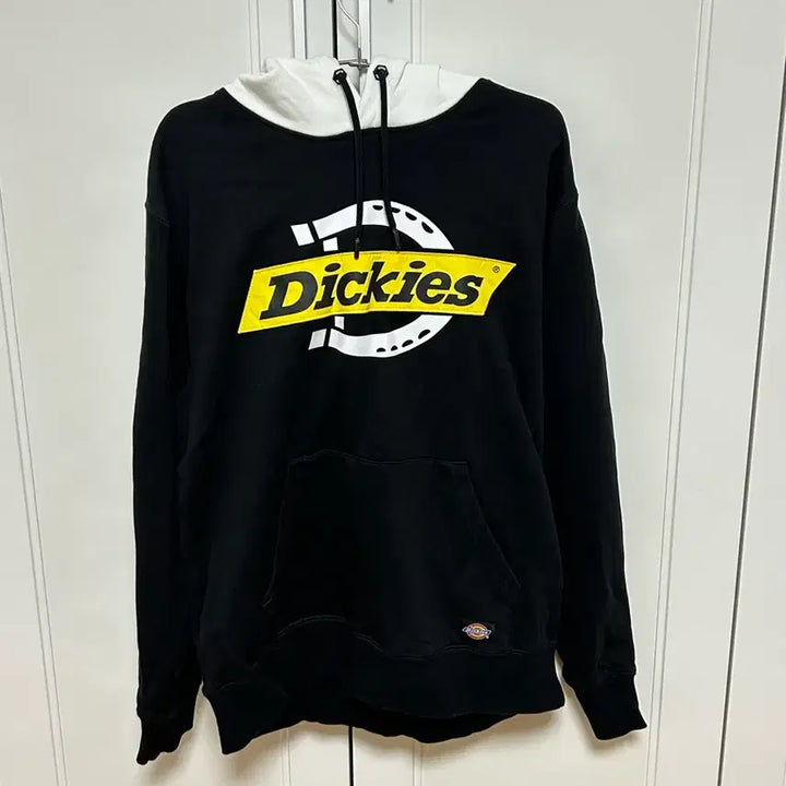 [BUNJANG] Dickies Black Hoodie Logo Print / 디키즈 블랙 후드티 로고 프린팅
