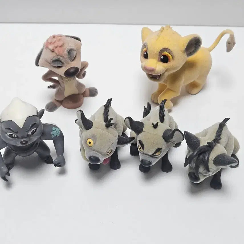 [BUNJANG] Banpresto Fluffy Puffy The Lion King Bundle Set Simba Hyena Timon Figure / 반프레스토 플러피퍼피 라이온킹 피규어 일괄 심바 하이에나 티몬)