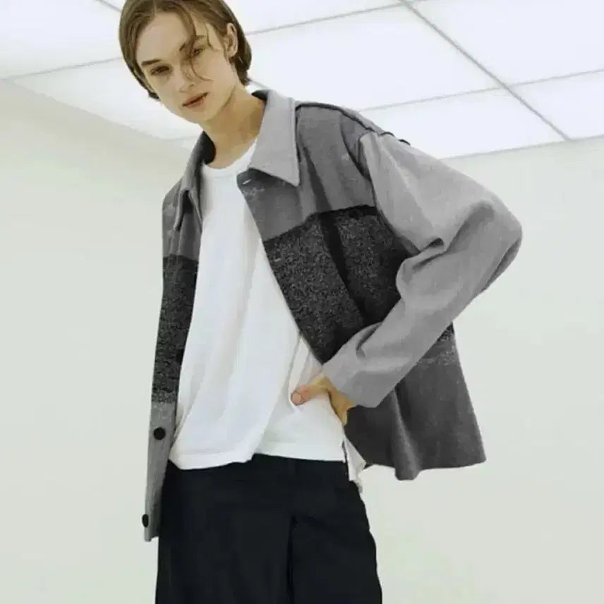 [BUNJANG] Waveyness Night Sea Wave Cardigan / [OS] 웨이비니스 밤바다 파도 가디건